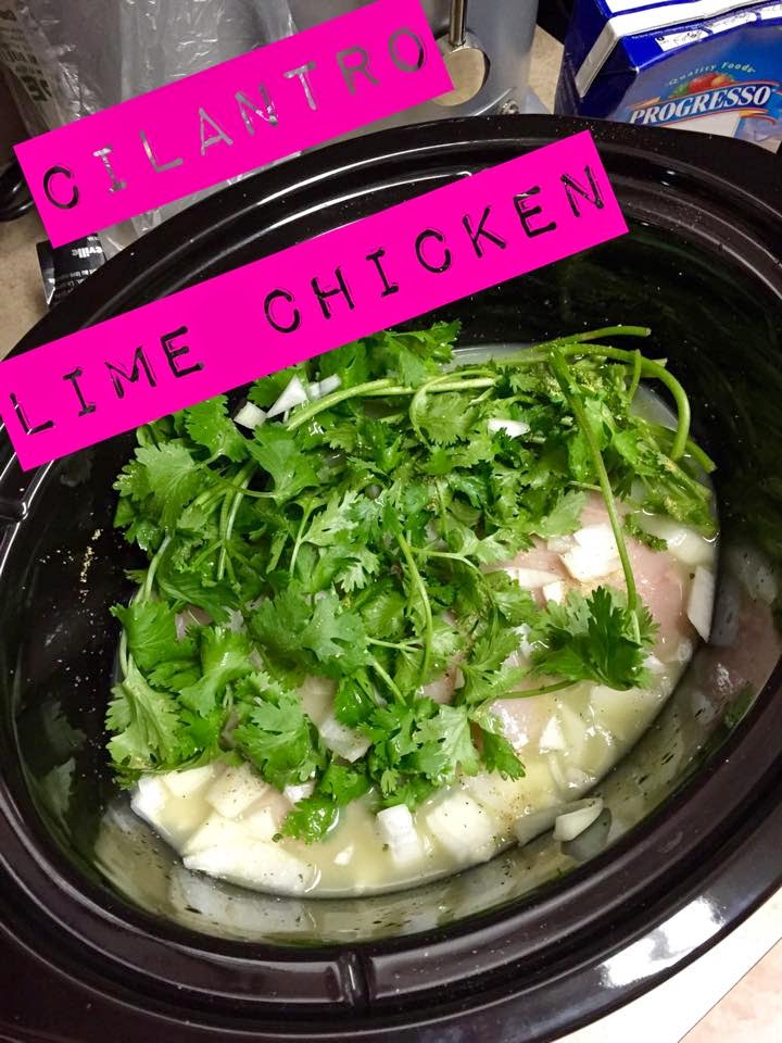 Sara Petrucci Cilantro Lime CrockPot Chicken