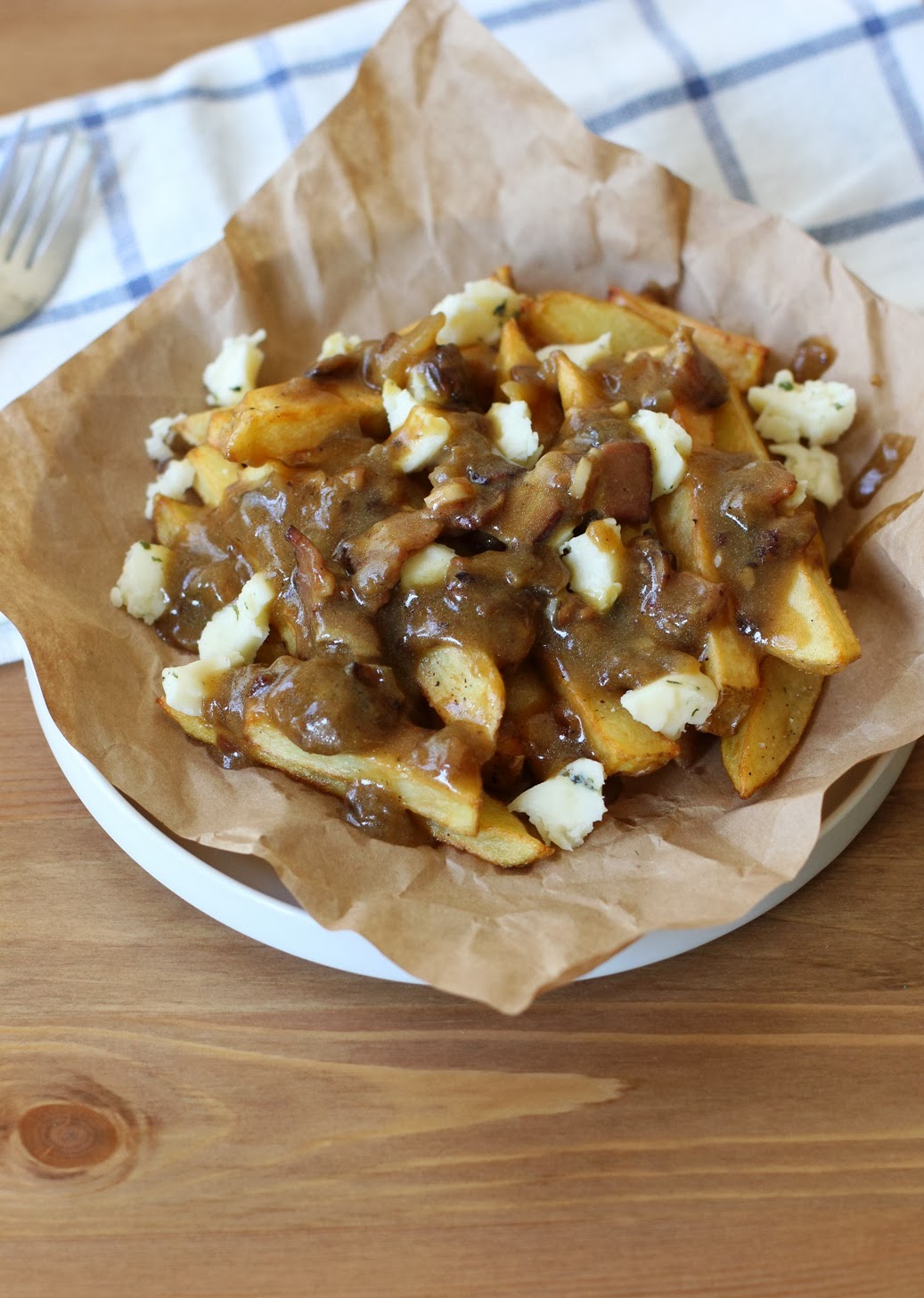 Homemade Poutine with Bacon Gravy Recipe Fake Food Free