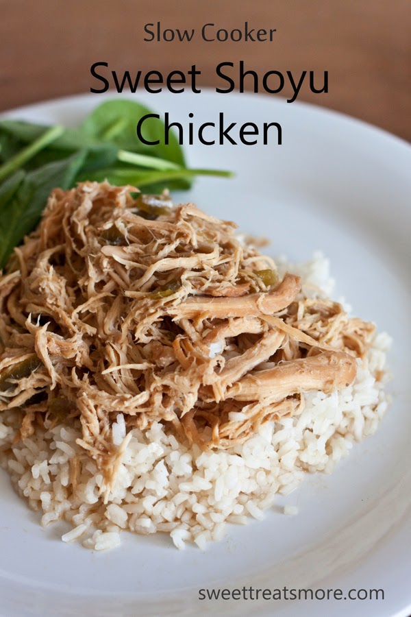 Slow Cooker Sweet Shoyu Chicken from Sweet Treats and More Slow