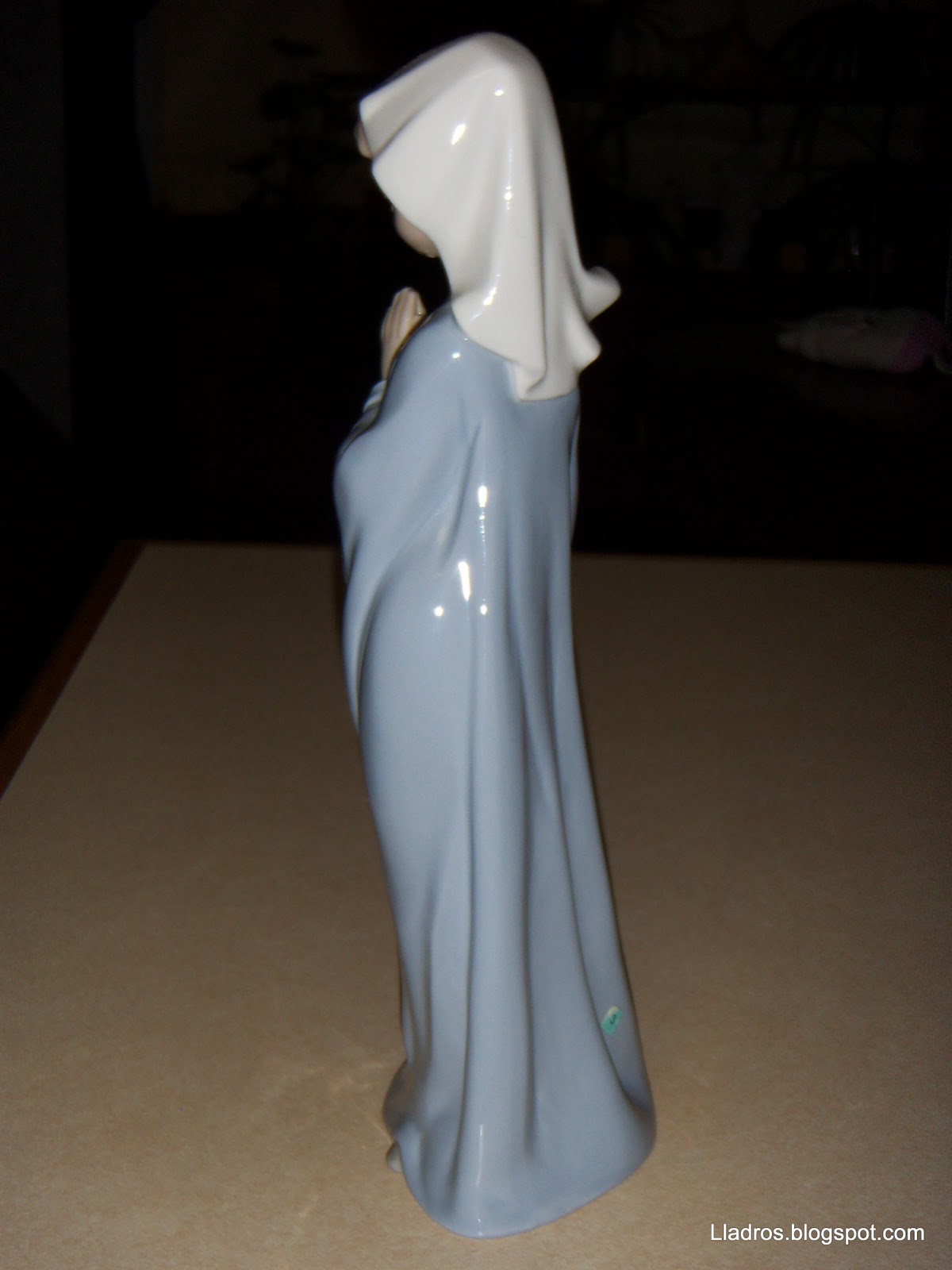 lladros: Lladro Nao Figurine Virgin Mary Daisa 1980 10-3/4" Tall