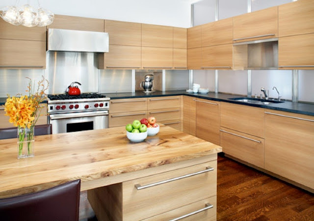 Minimalist Wooden Kitchen Cabinet