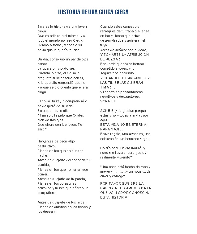 Historias Motivadoras y Conmovedoras Historias Motivadoras y Conmovedoras