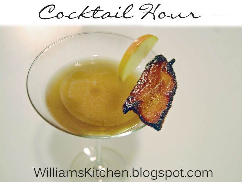 williams kitchen made with love cocktail hour candied bacon martini
