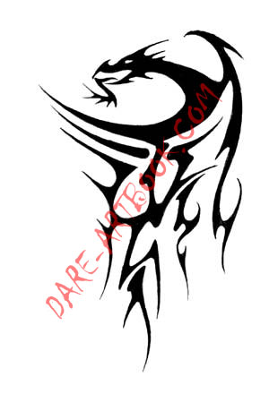 dragon tattoos sketches. More Dragon tattoo pictures