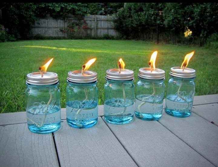 Now You Can Pin It! Homemade Citronella Candles for Backyard Parties