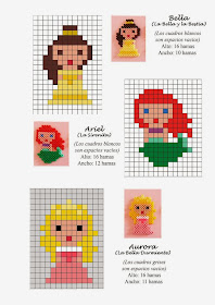 Disney Princess Hama Beads Pattern post by wememade