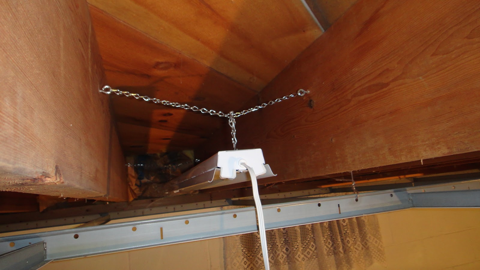 The Tinkers And The Shop Lights Were Hung From The Joists