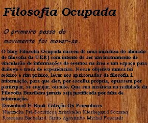 O blog Filosofia Ocupada