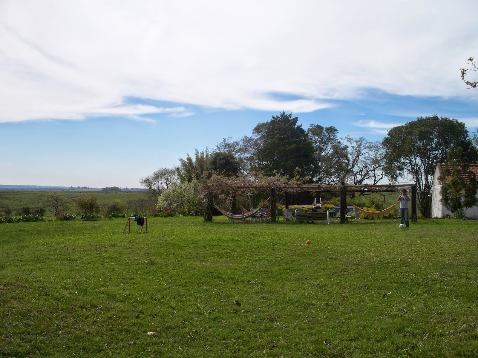 Não faltam espaços para relaxar na Fazenda Palomas