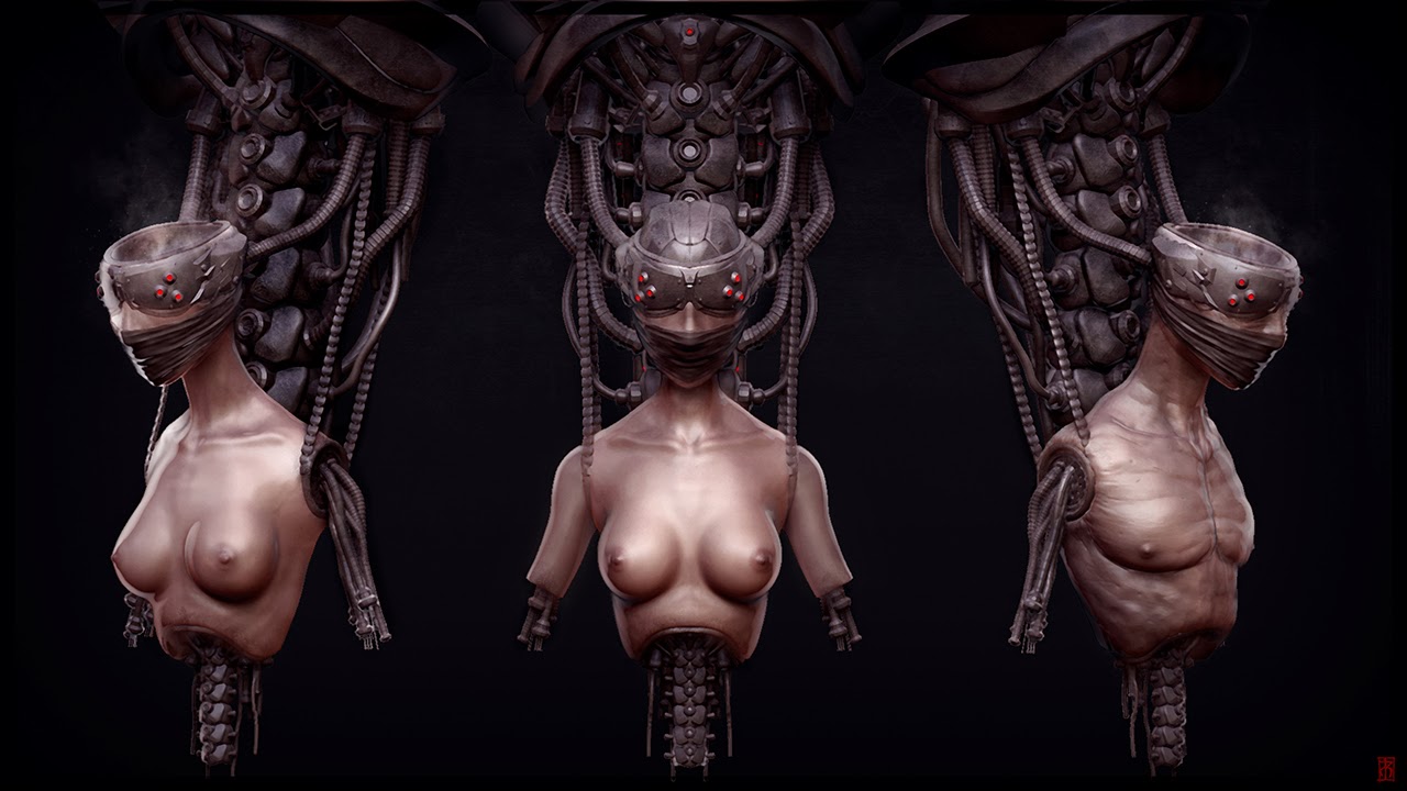 Bio Mech Art Surrealism, Cyborgs and Alien Universes by Martin de Diego. 