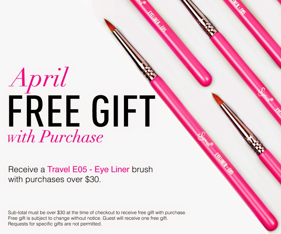 What is Sigma Free Gift April 2014