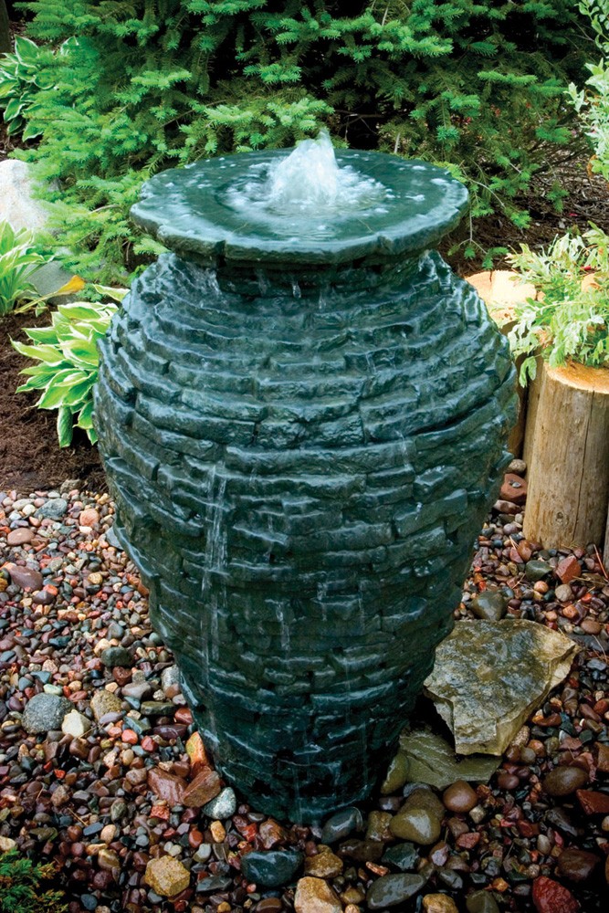 Jim's Pond Bubbling Urns, Fountains, Spitters and Fountainscapes by