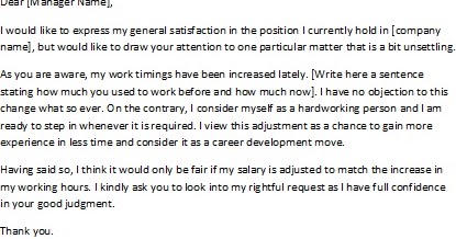 letter of negotiation of salary