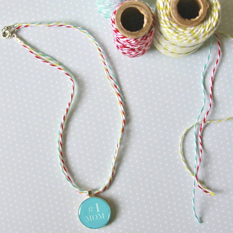 wood disk necklace tutorial the twinery