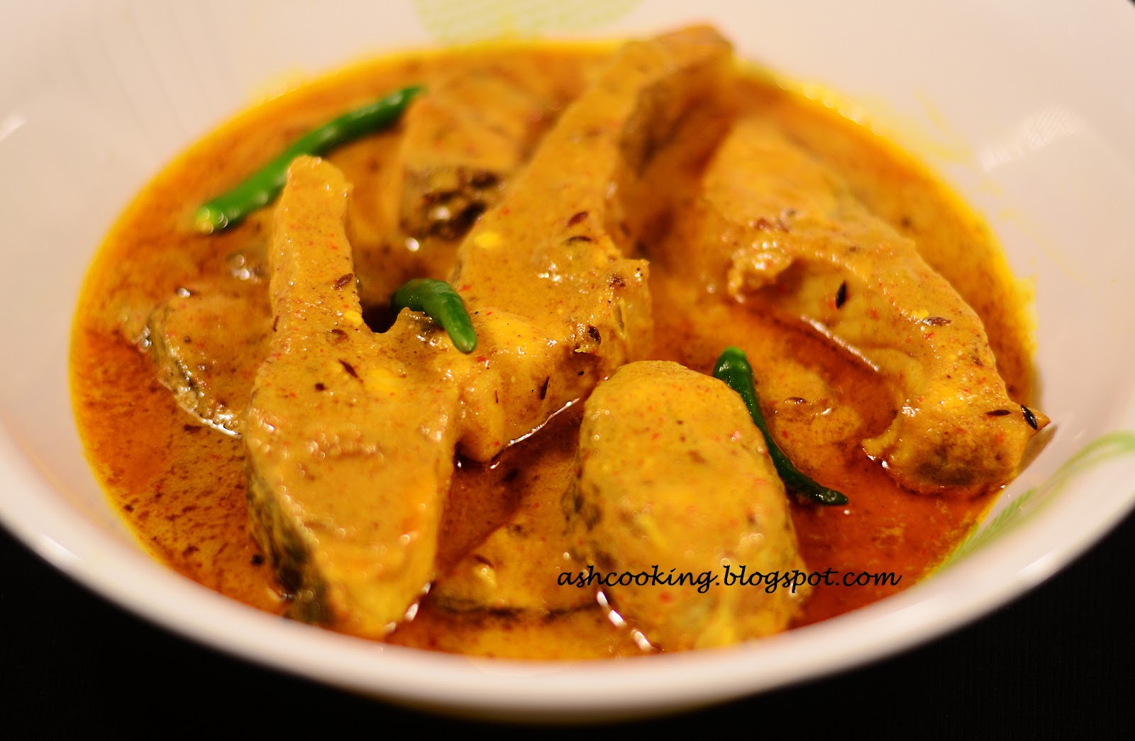 My Cookbook Rohu Fish Korma