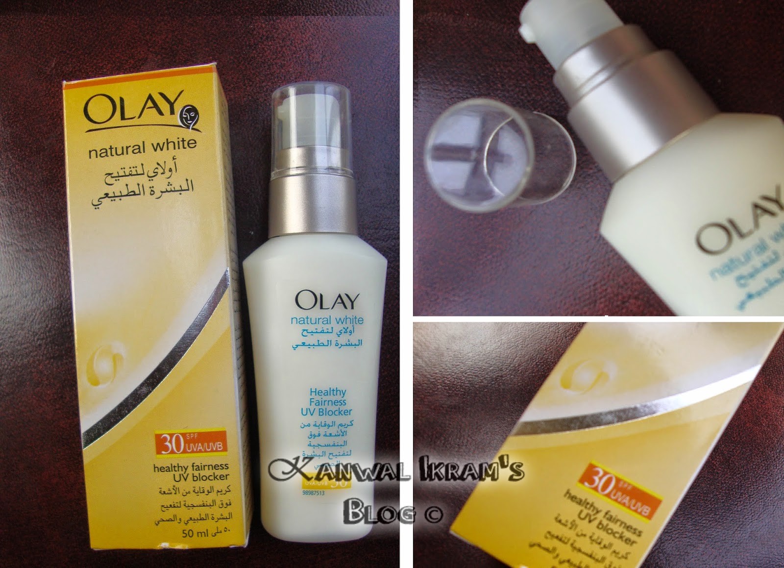 Kanwal Ikram's Blog Olay Natural White Healthy Fairness UV blockerReview