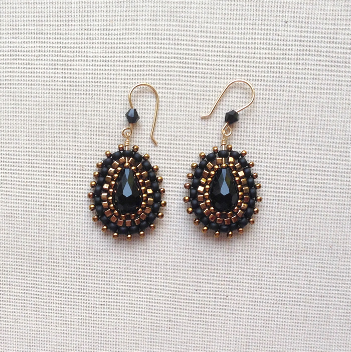 Miguel Ases Style Bling Earrings by Lisa Yang Jewelry: DIY