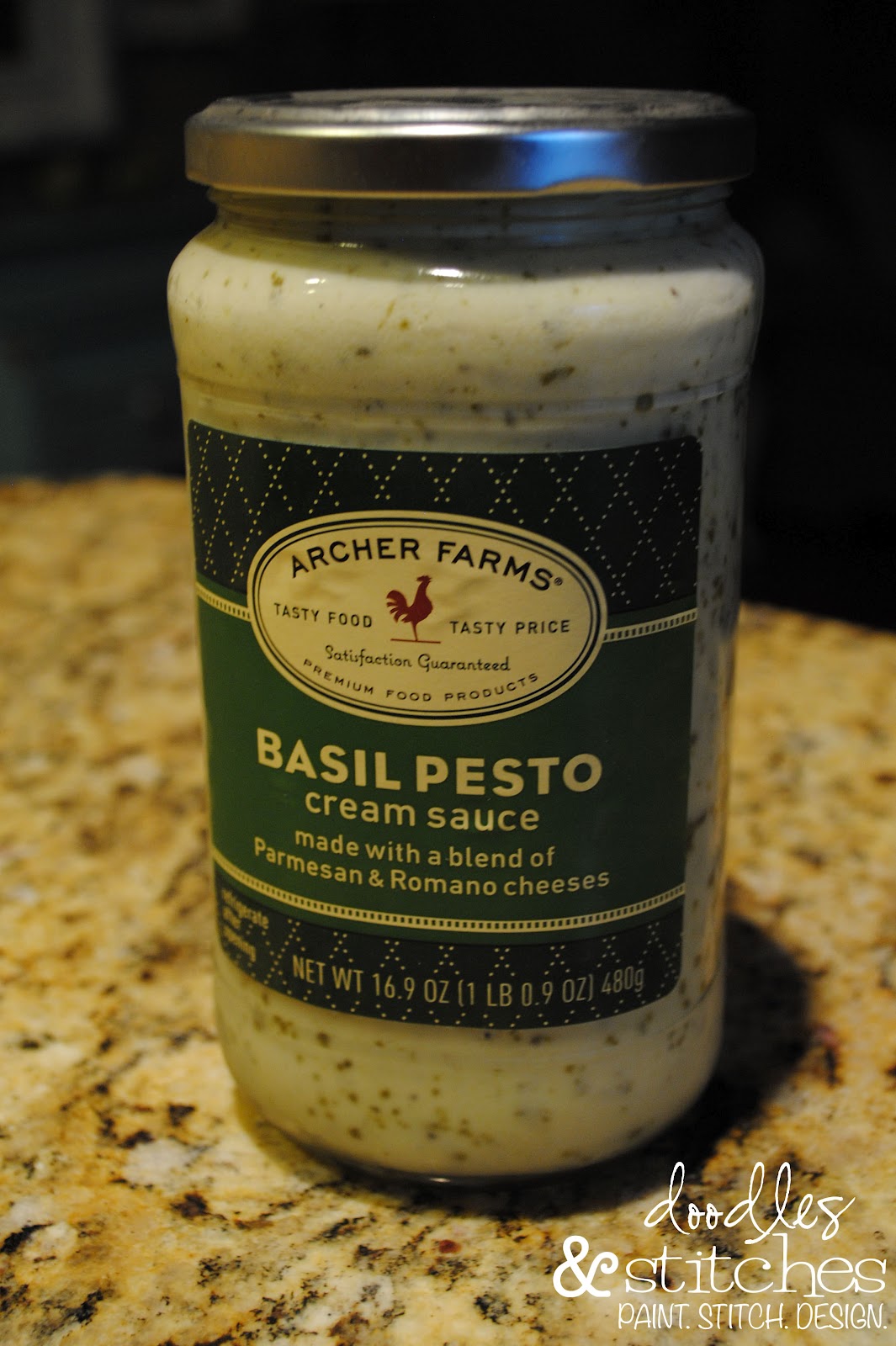 Creamy Pesto Lasagna Doodles & Stitches