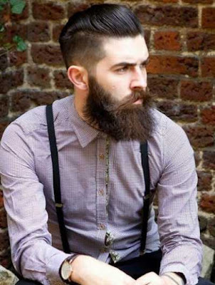 gaya rambut pompadour untuk pria berjenggot gaya rambut pompadour untuk pria berjenggot_3266987