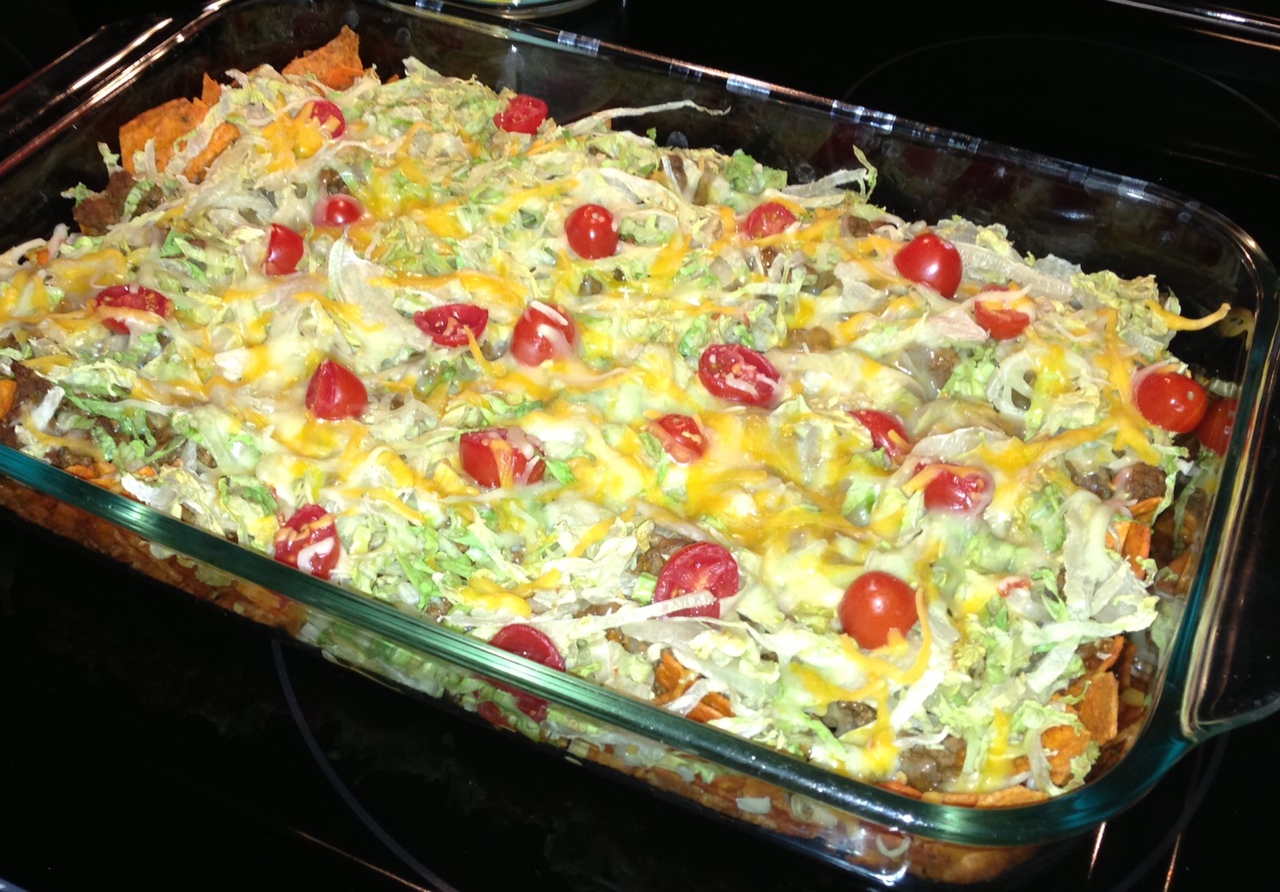 Beef Nacho Casserole Recipe — Dishmaps