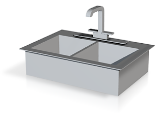 Enliven Kitchen Sink w Faucet