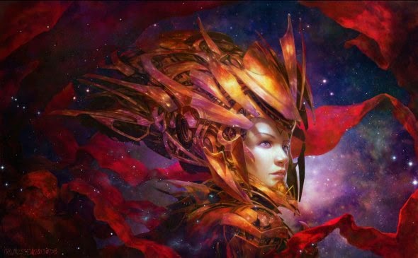 As ilustrações de fantasia e ficção científica de Zezhou Chen Zezhou Chen deviantart ilustrações fantasia ficção científica traço oriental
