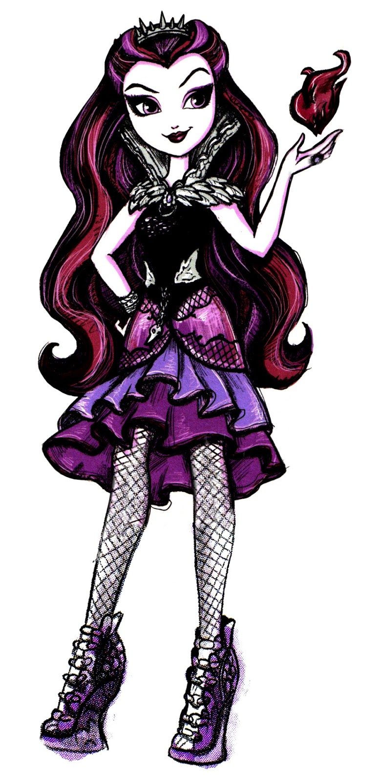 Ever After High-Pretty: Artworks de Raven Queen