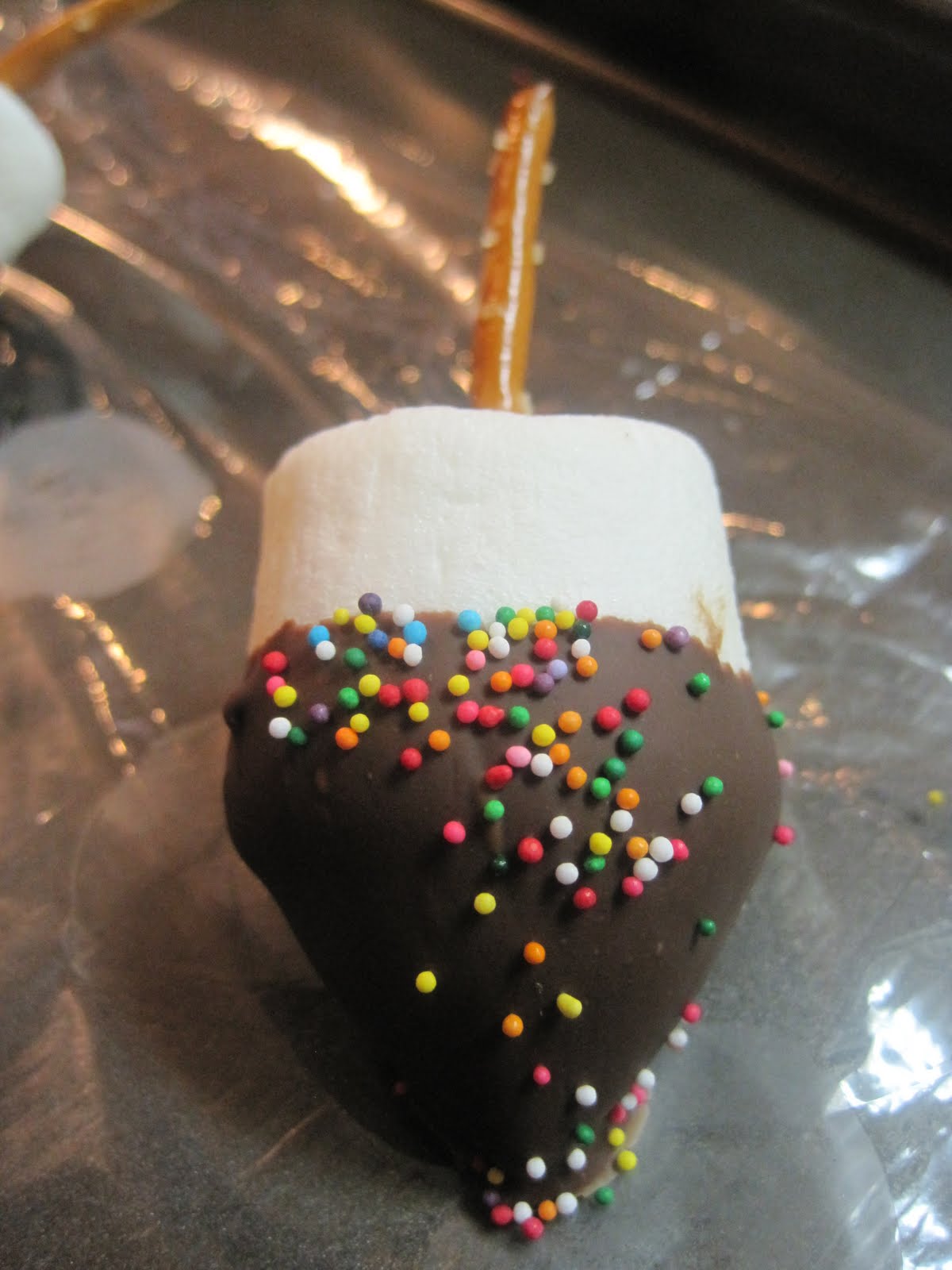 Corcoran Street Kitchen Chocolate Covered Marshmallow Dreidels