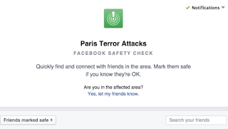 Notifikasi Facebook untuk membantu korban teror di Paris #PorteOuverte-Paris-France-terror-eiffel-tower-twitter-berita-sharing-facebook-notification