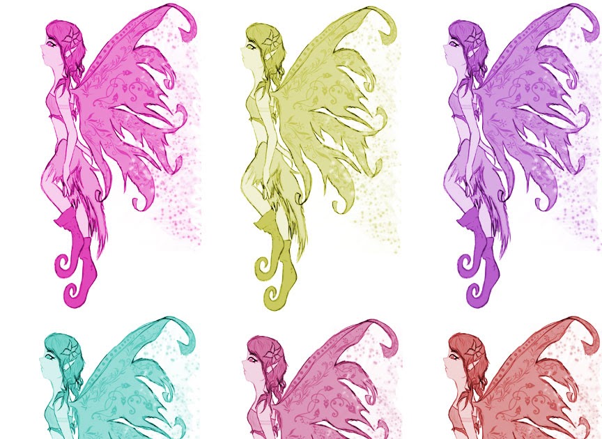 evil pancake: colorful fairies