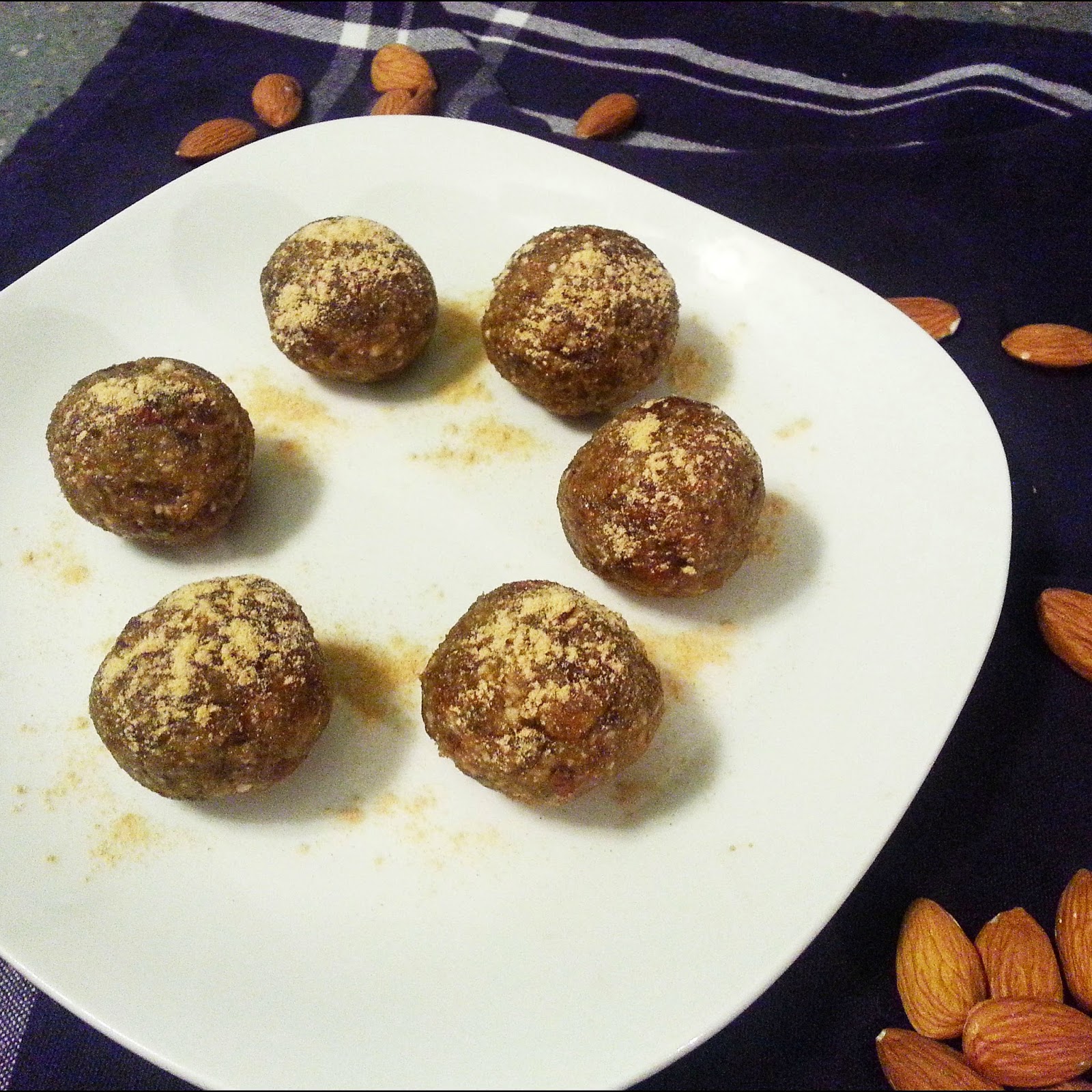 Radiate the Day 5Ingredient Raw Vegan Almond Butter Balls