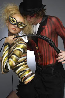 Artistic Female Body Painting