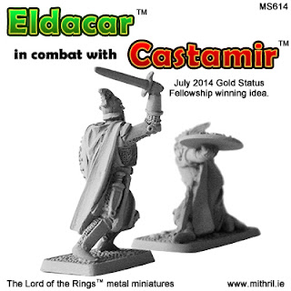 Eldacar in combat with Castamir