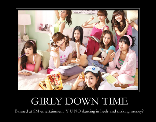 Girly down time is banned. Girls' generation, Y U NO? | J-Pop / K-Pop news