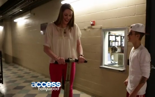 Justin Bieber and Missy Franklin Justin Bieber and Missy Franklin