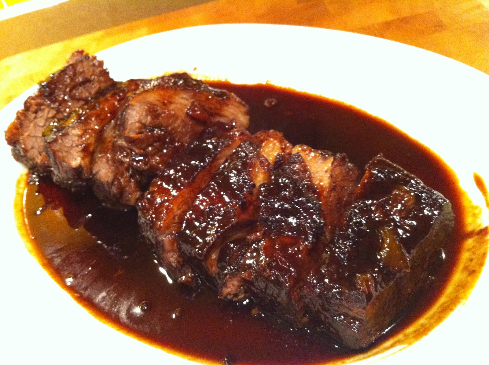 A Kalorama Kitchen Buffalo brisket in stout