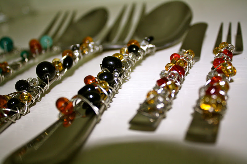 From Our Home Beaded Silverware