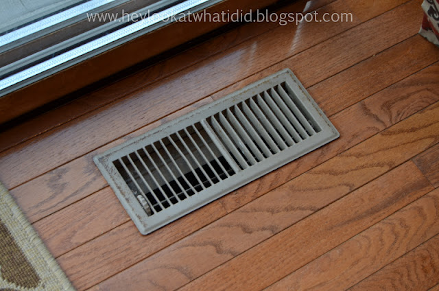 Hey Look at what I did How I salvaged my floor register