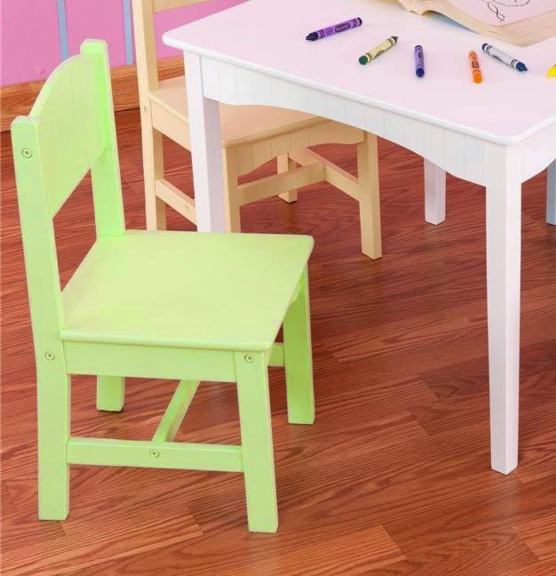 kidkraft nantucket table & 4 pastel chairs