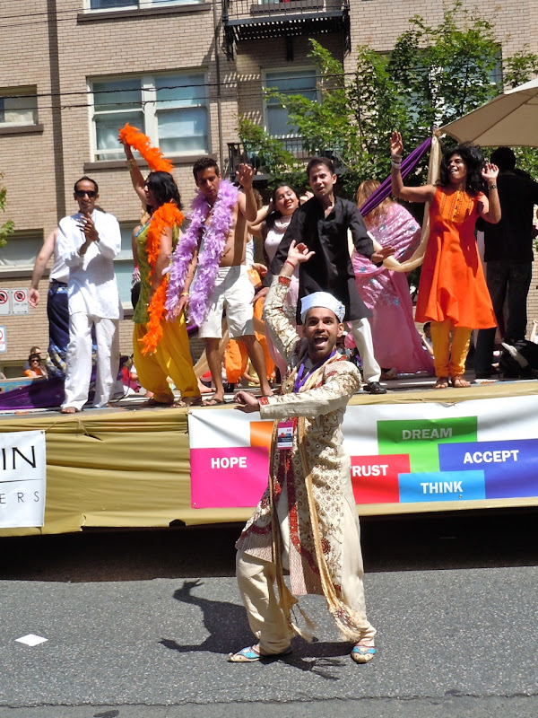 33rd Vancouver Pride Parade Indian float