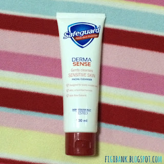 Safeguard Derma Sense Sensitive Skin Facial Cleanser tube