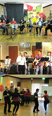 Rondalla, a small group of rondalla players, performed Bahay Kubo