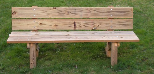 how to build a bench out of wood