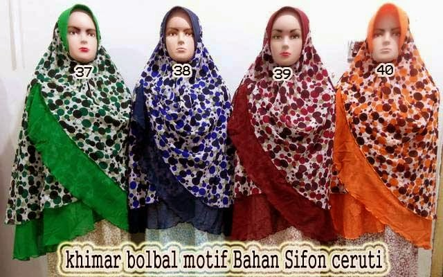 Jilbab khimar syar'i jumbo polos dan motif Jilbab khimar syar'i jumbo polos dan motif