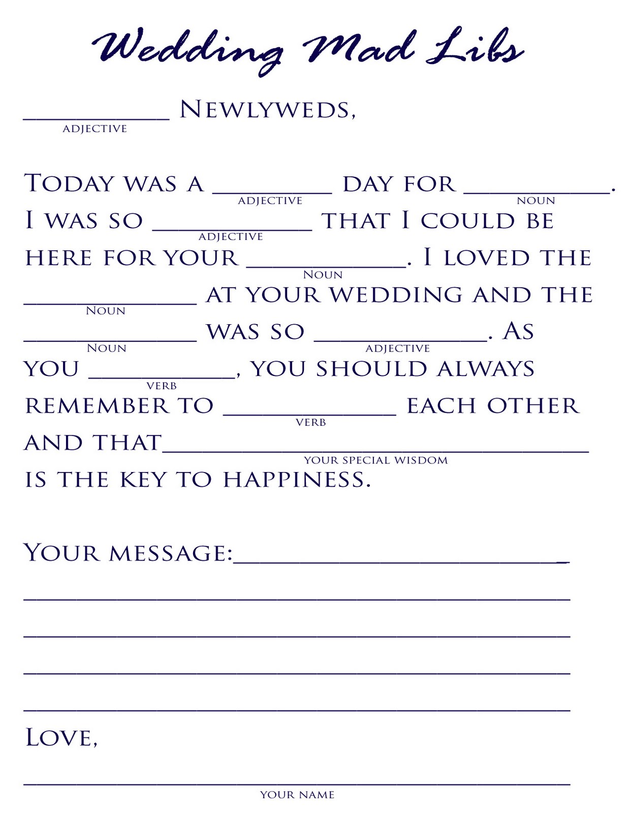 mad libs template free wedding sles wedding plan ideas mad libs template free wedding sles wedding plan ideas