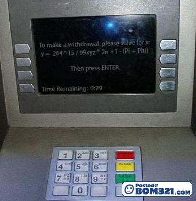 Lawak Di Mesin ATM 
