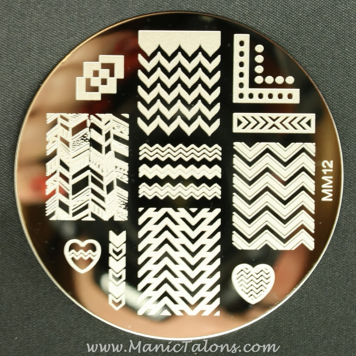 Messy Mansion MM12 Chevron Plate
