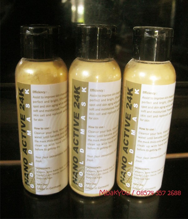 tjantik jelita nano active 24k gold mask tekn jerman 40rb tjantik jelita nano active 24k gold mask tekn jerman 40rb
