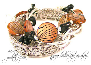 Mother of Pearl Coin Bracelet & Judith Ripka Bangle