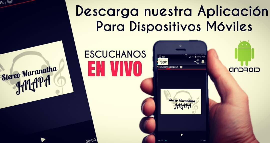 ESTEREO MARANATHA JALAPA APP MOVIL PINCHA LA IMAGEN